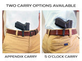 Glock 17,19,22,23,26,27,33,34,44,45,47'ye uygundur - Minimalist AIWB Kydex Kılıf (Çift Elle Kullanılabilir)