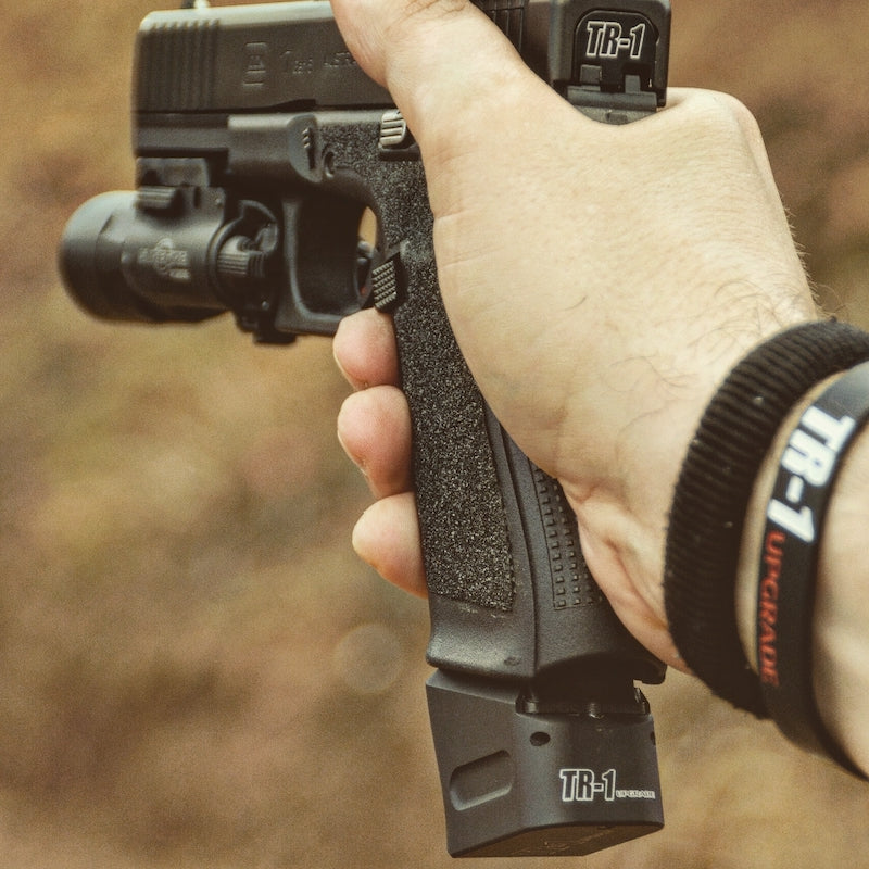 TR-1 Şarjör Kapasite Artırıcı +4 Tactical Base Pad for Glock Full Size Gen 1-5