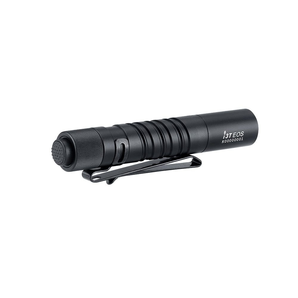 OLIGHT I3T 2 EOS Cep EDC El Feneri, 200 Lümen Kompakt Parlak El Fenerleri, AAA Pil ile Çift Çıkışlı Kuyruk Anahtarı ve Kamp ve Yürüyüş İçin Çift Yönlü Cep Klipsi (Siyah)