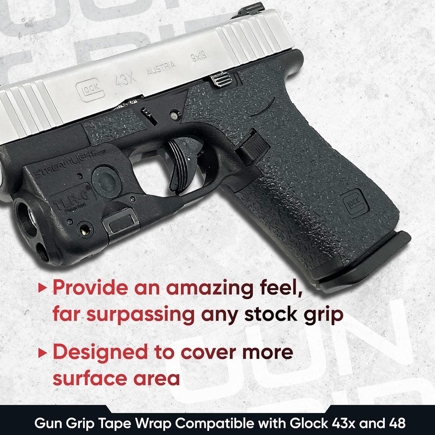 HANDLEITGRIPS Glock 43x ve Glock 48 Uyumlu KABZA KAPLAMA