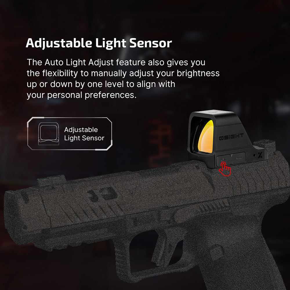 Olight Osight X Open Reflex Sight : Manyetik Şarj Kapağıyla 3 MOA Dot ve 32 MOA Circle Çoklu Retikül Sistemi